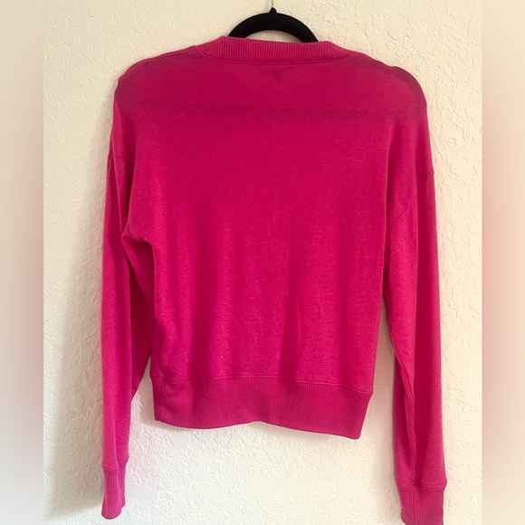J crew pink crewneck sweater soft - Picture 2 of 4